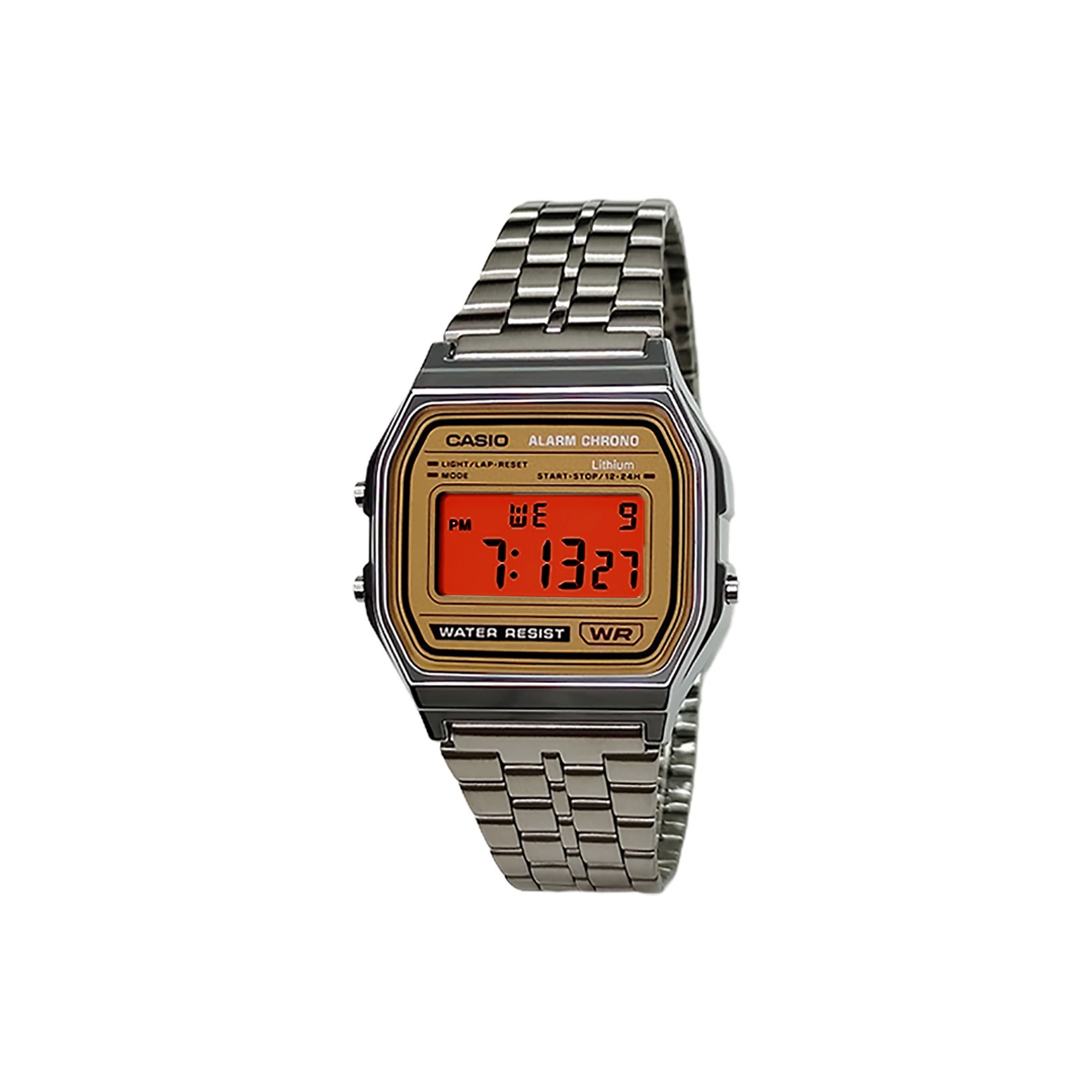 

CASIO Часы Retrofit Series Quartz Movement Stainless Steel Strap Watch Men's Watch Gold Dial