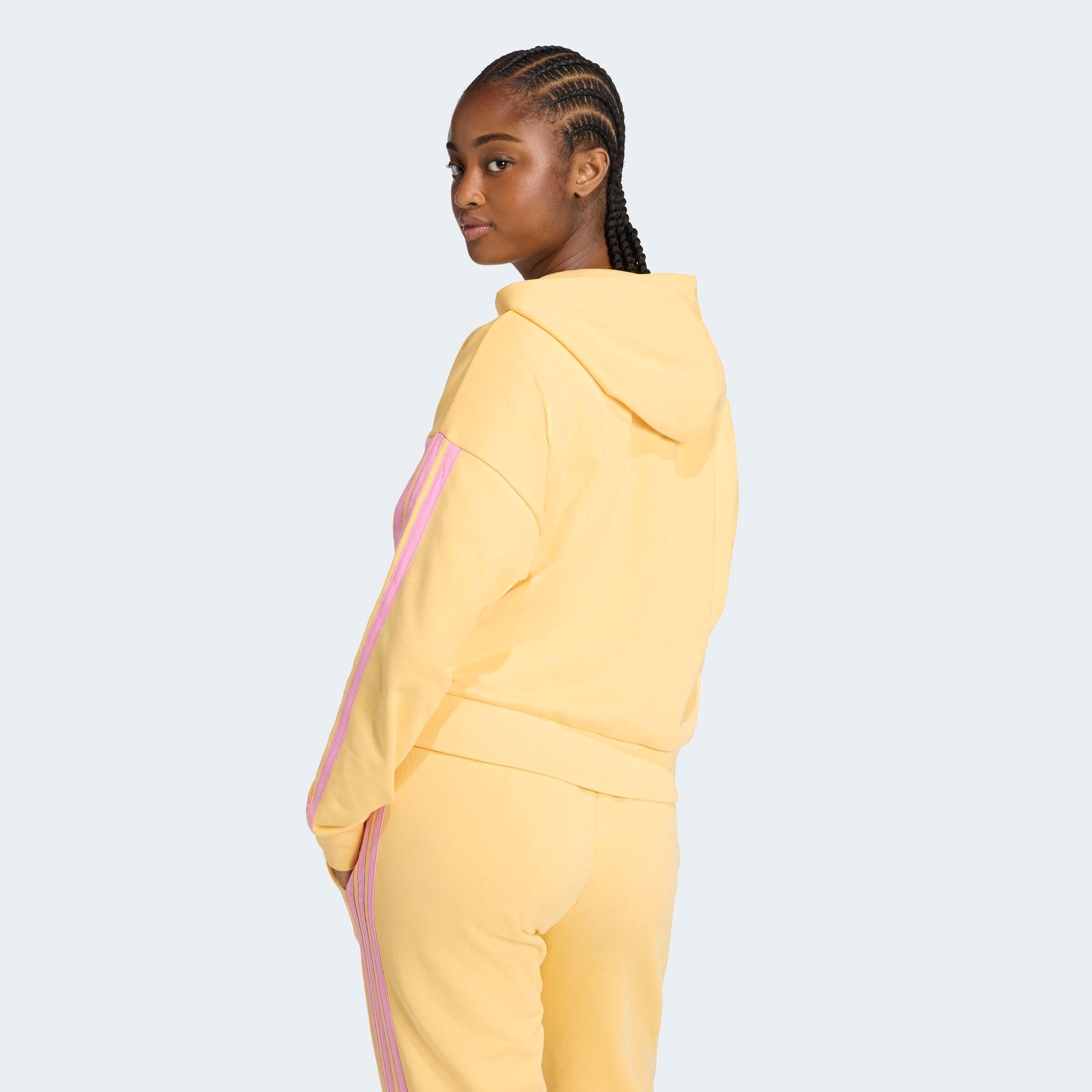 Adidas Sportswear Толстовка с молнией 'Essentials' в цвете Honey — фото 4