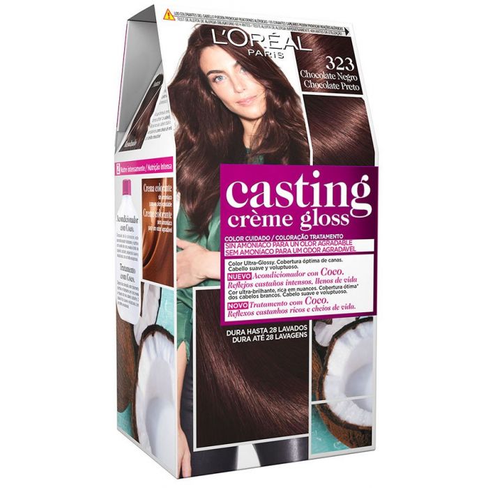 

Краска для волос Casting Creme Gloss Tintes L'Oréal París, 323 Chocolate Negro