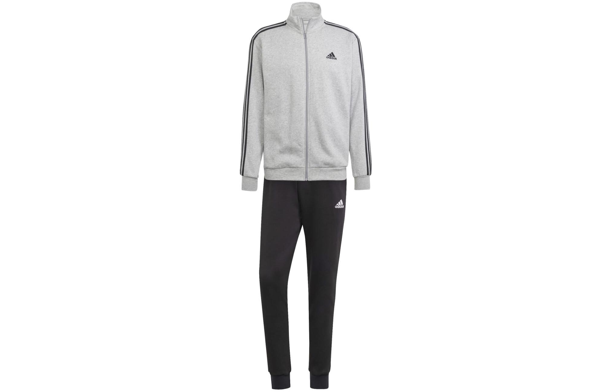 M 3S FL TT TS Casual Sportswear мужская Adidas, серый+черный — фото 3