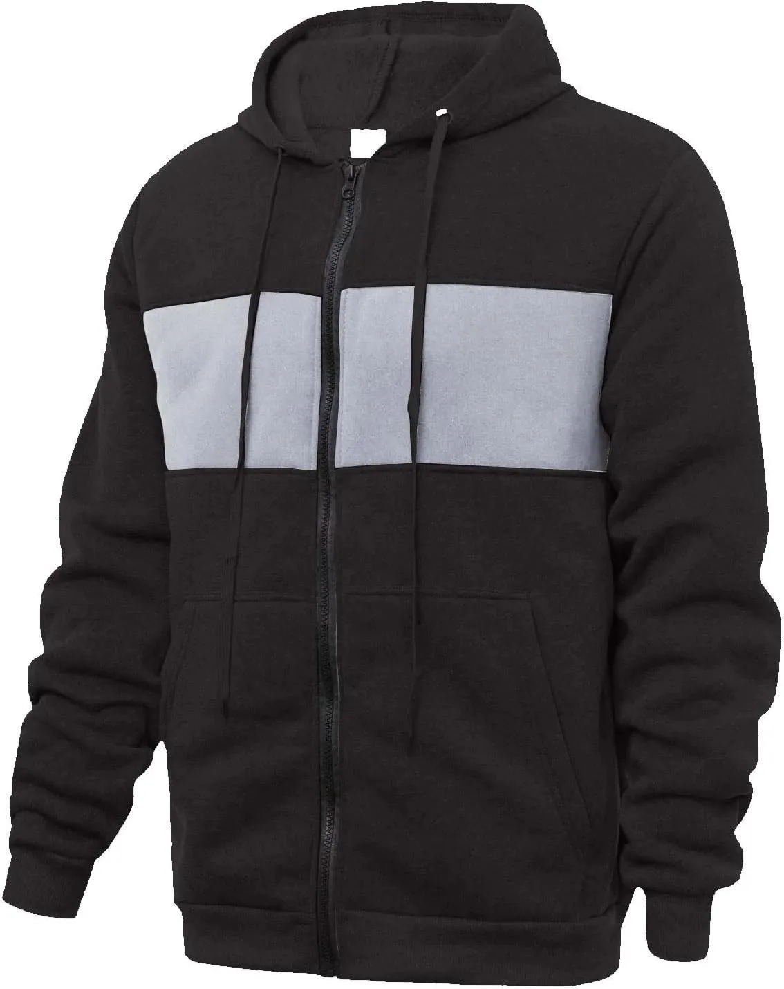 

Мужской худи с капюшоном Color Block Fleece, с карманом Kanga Mmoneyake