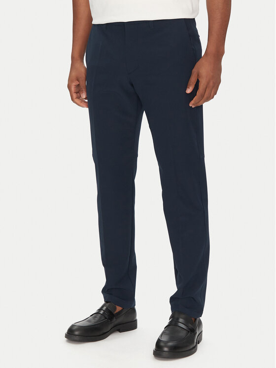 

Узкие брюки T_Commuter-Slim 50534303 Boss, синий