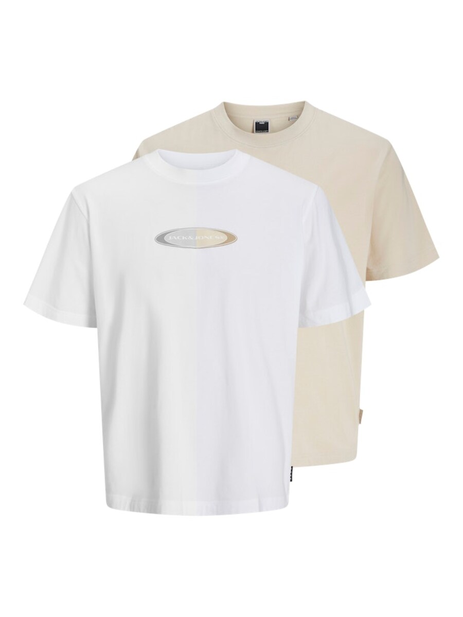 

Рубашка JACK & JONES JCOPACER, цвет Beige/White