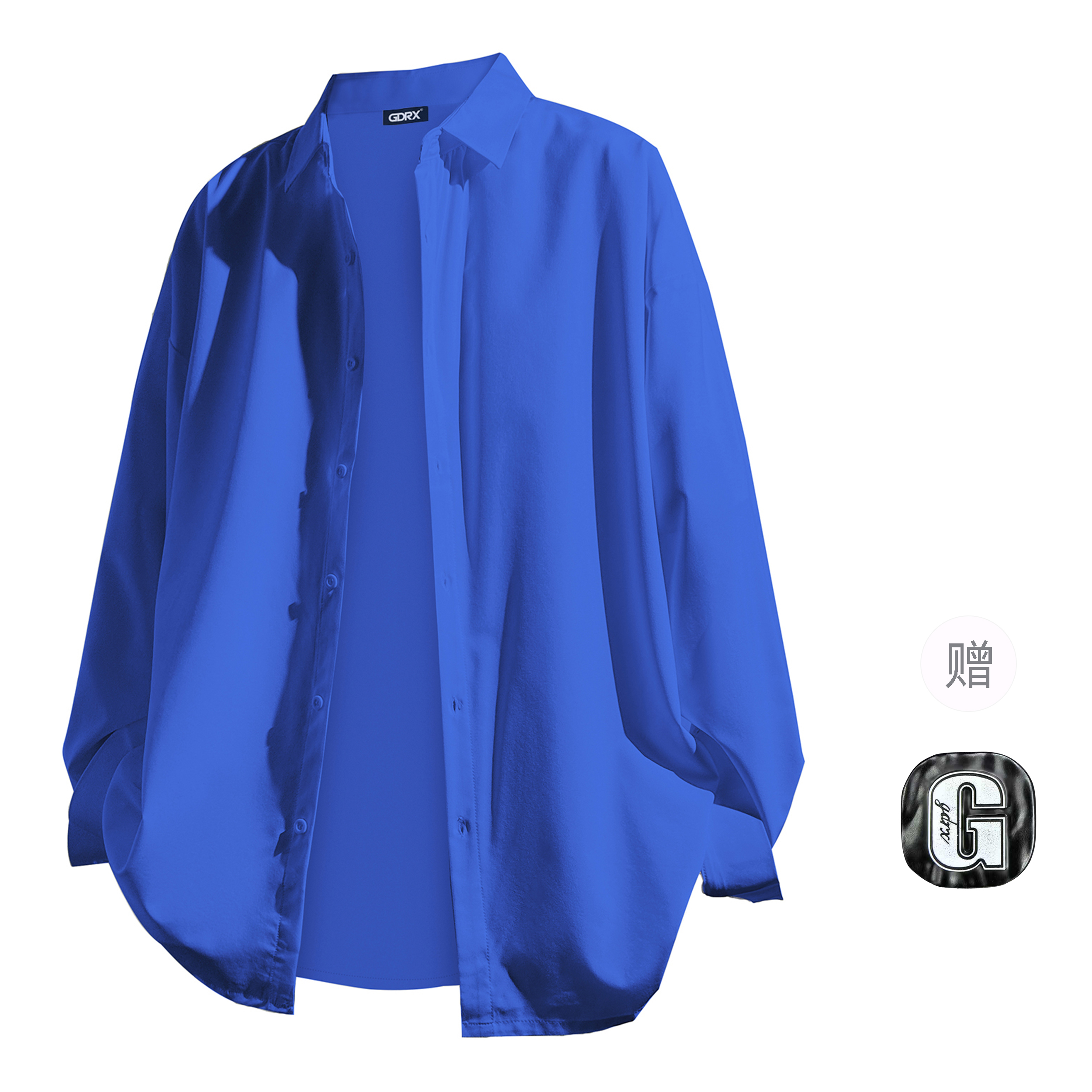 

Рубашка унисекс GDRX, Black-Short-Sleeved