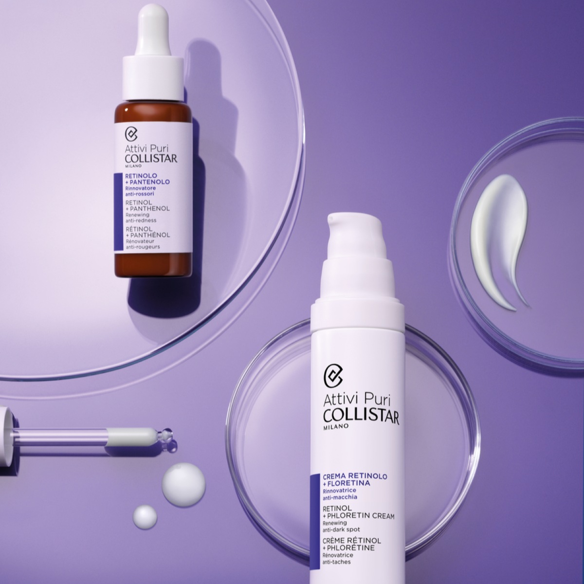 Крем для лица SPF COLLISTAR Attivi puri retinol + phlorentin, объем — фото 4
