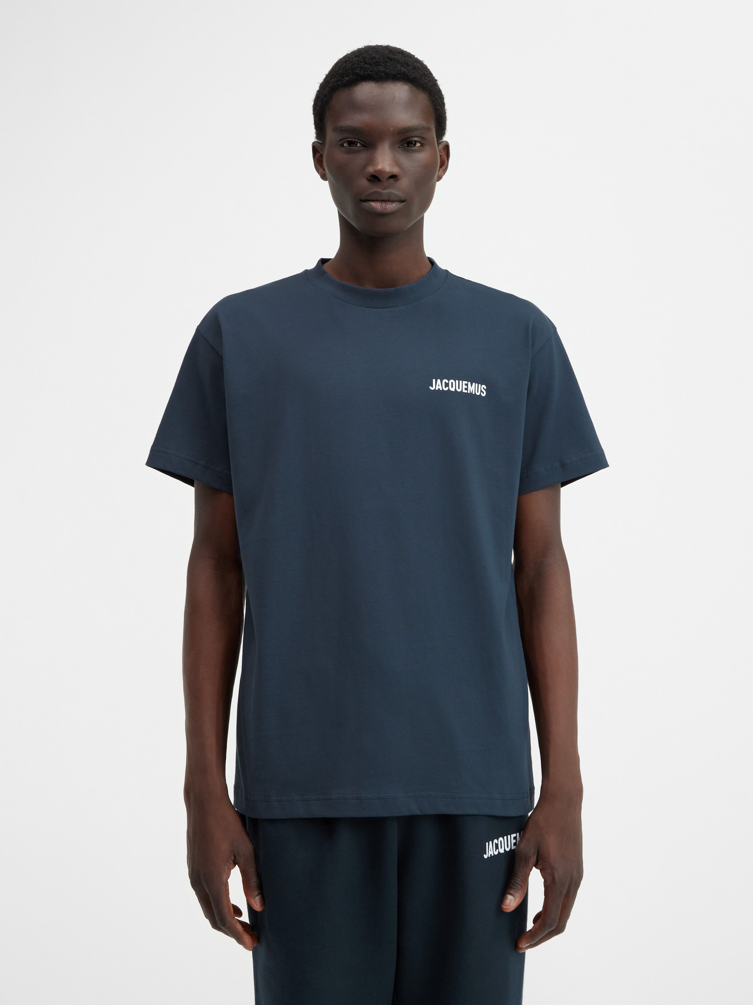 

Футболка с логотипом JACQUEMUS The Jacquemus t-shirt, темно-синий
