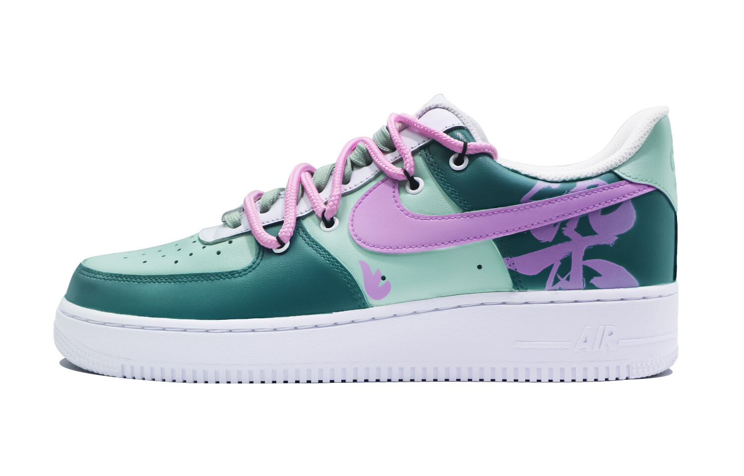 

Кроссовки Nike Air Force 1 Skateboarding Shoes Men Low-top Green/Pink, цвет Pink Moon/Nori/Magnet