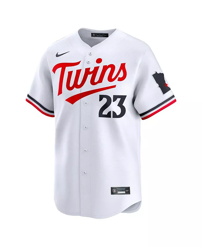 Мужская белая ограниченная домашняя футболка Royce Lewis команды Minnesota Twins Nike — фото 3
