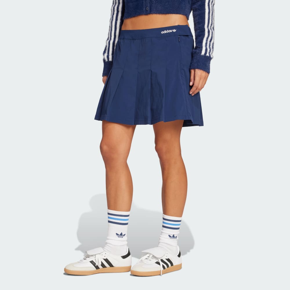 

Юбка Adidas Pleated Skirt, темный индиго