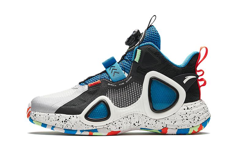 

Непромокаемые детские баскетбольные кроссовки low top с противоскользящей амортизацией и поддержкой, цвет Underwater Blue, для подростков Antakids, Ocean Floor синий