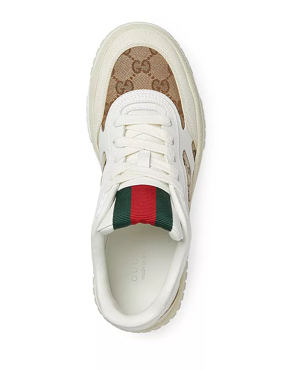 Женские низкие кроссовки Re-Web Gucci, белый — фото 3