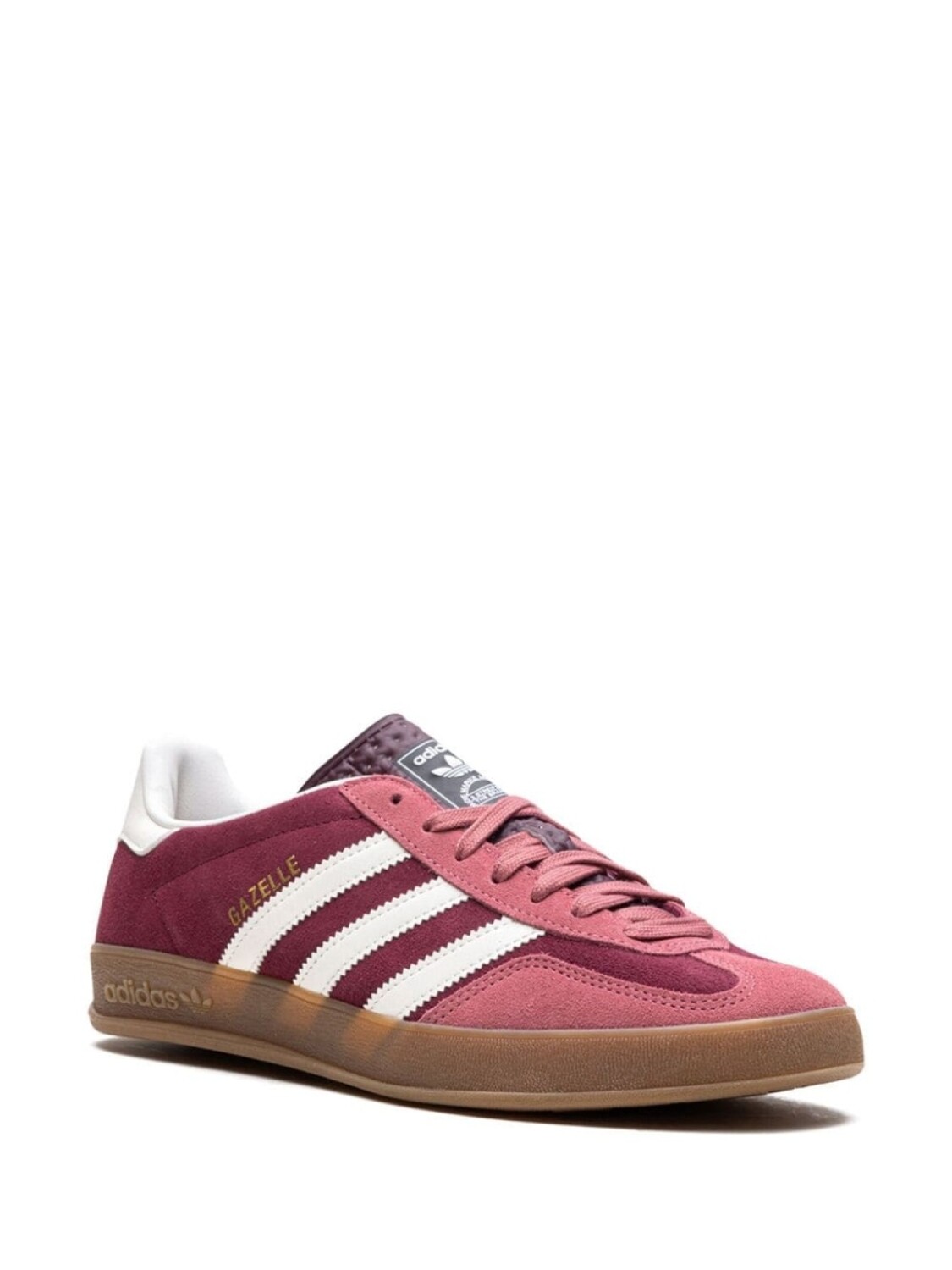 Кроссовки adidas Gazelle Indoor "Maroon", красный — фото 2