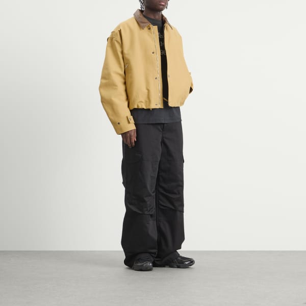Куртка из двойного хлопкового атласа Acne Studios, sand бежевый — фото 4