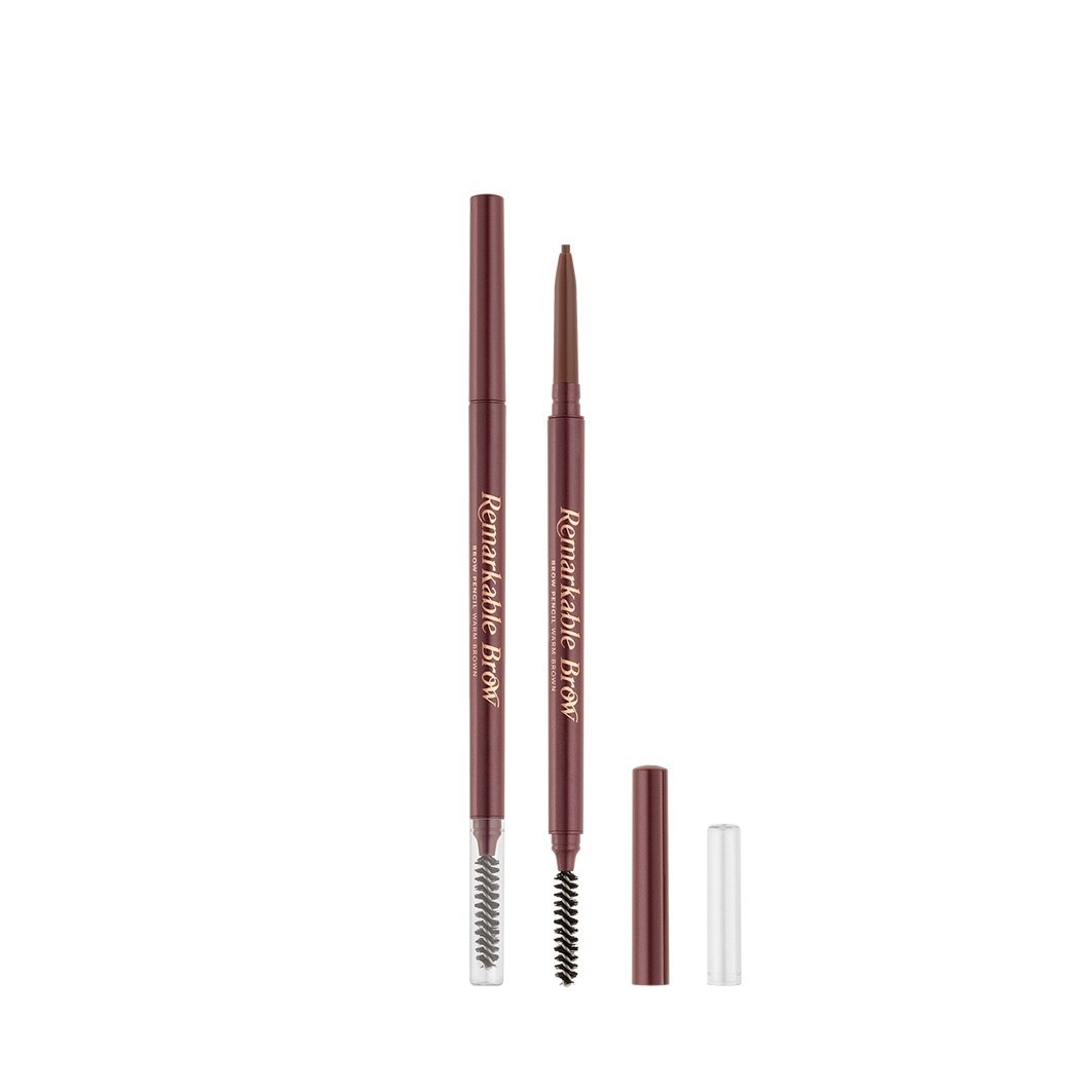 

Карандаш для бровей remarkable brow pencil Zoeva, warm brown, вес 0.09 гр.