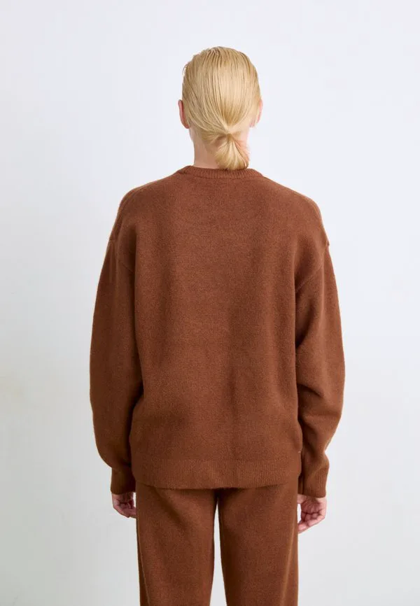 Вязаный джемпер Adidas Originals, Preloved Brown — фото 3