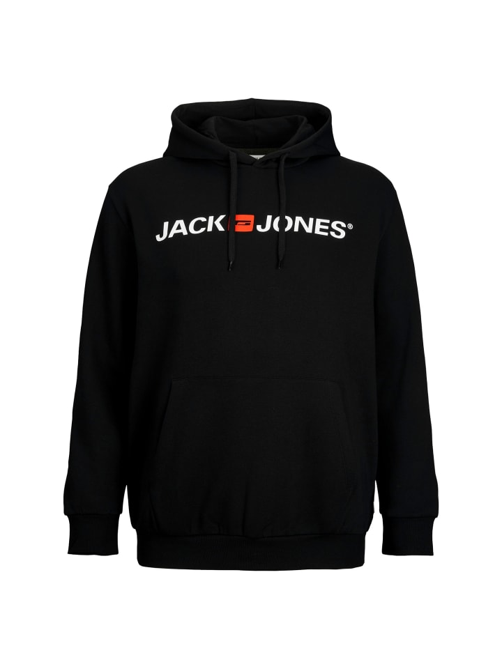 

Jack and Jones Толстовка с логотипом корпорации, старый логотип, Noos, пожалуйста, в черном цвете