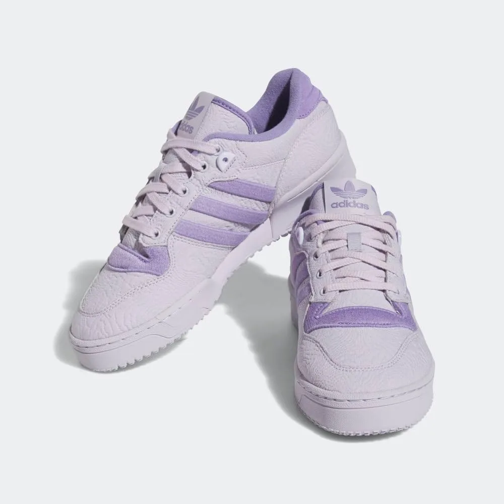 Мужские кроссовки Adidas Rivalry Low TR, серебристый/сиреневый — фото 4