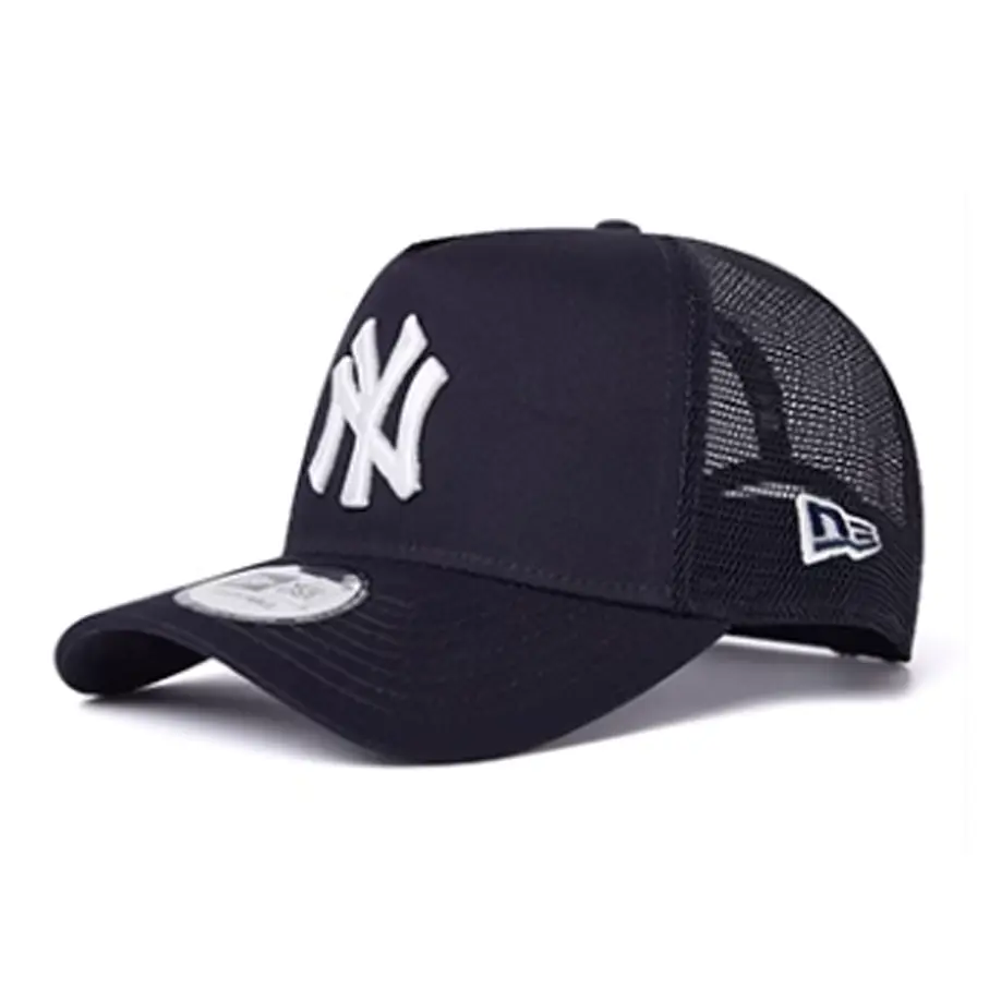 

New Era Хлопковая бейсболка из полиэстера унисекс темно-синего цвета, Navy Blue