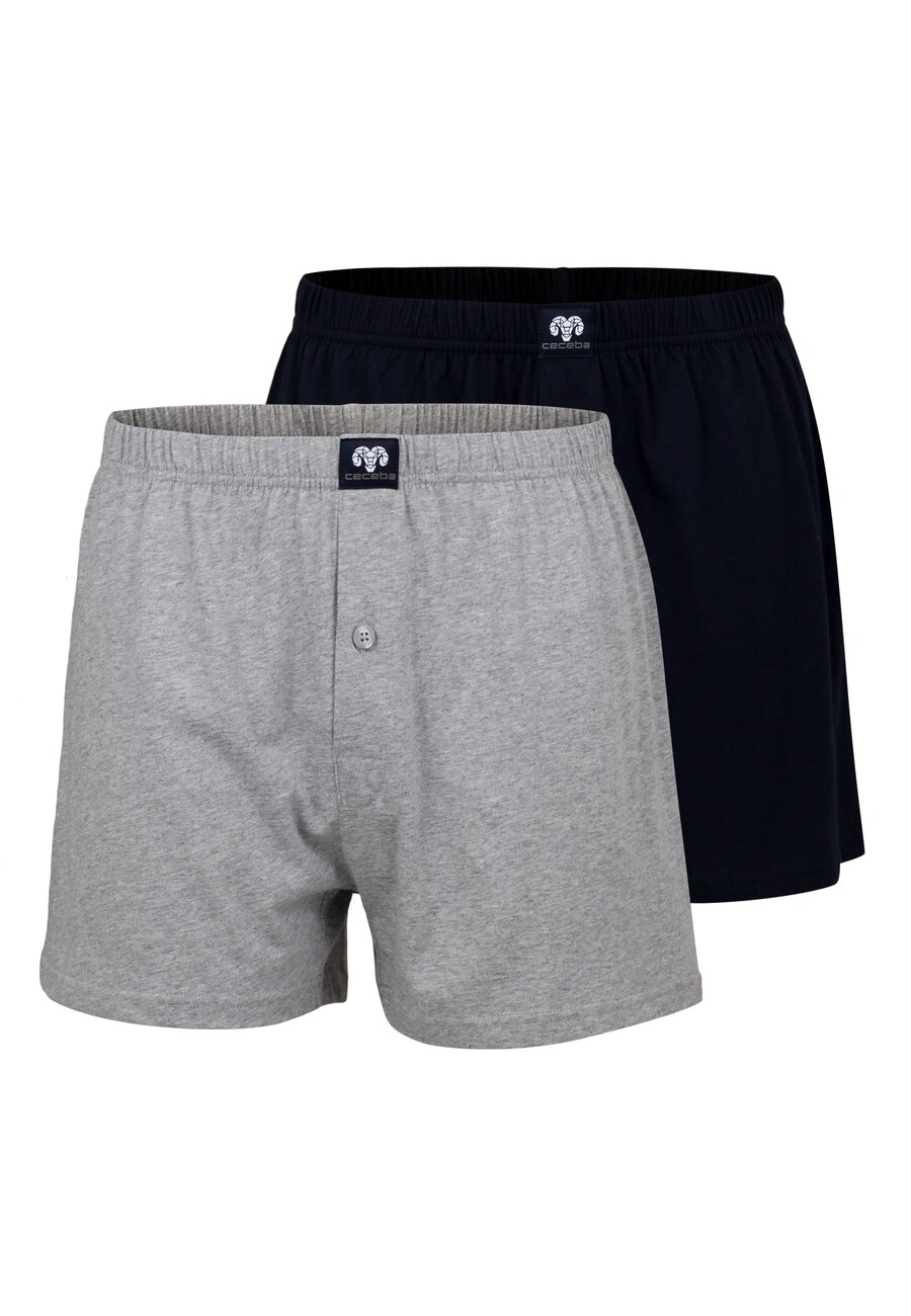 

Боксерские шорты CECEBA, цвет Navy/mottled grey