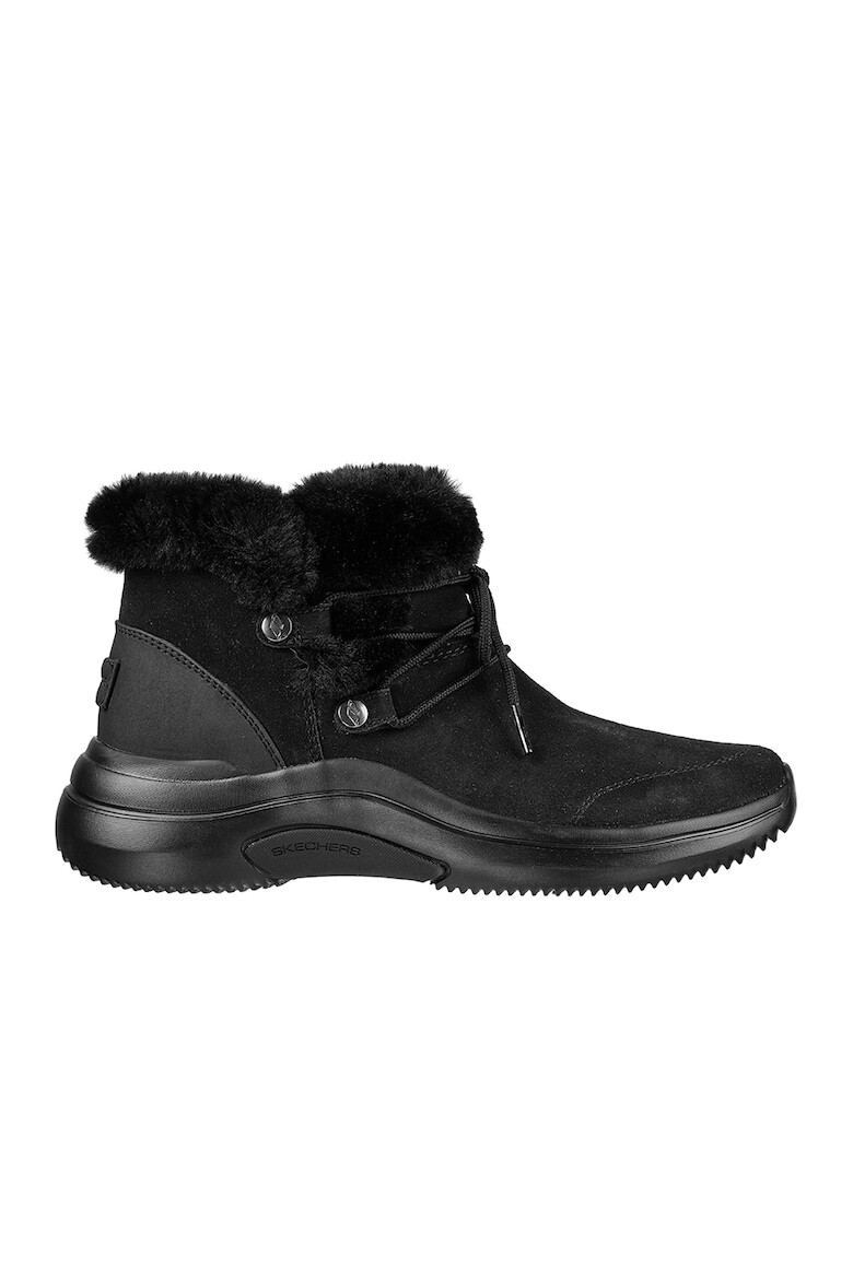 

Повседневные замшевые ботинки на шнуровке Midtown Skechers, черный