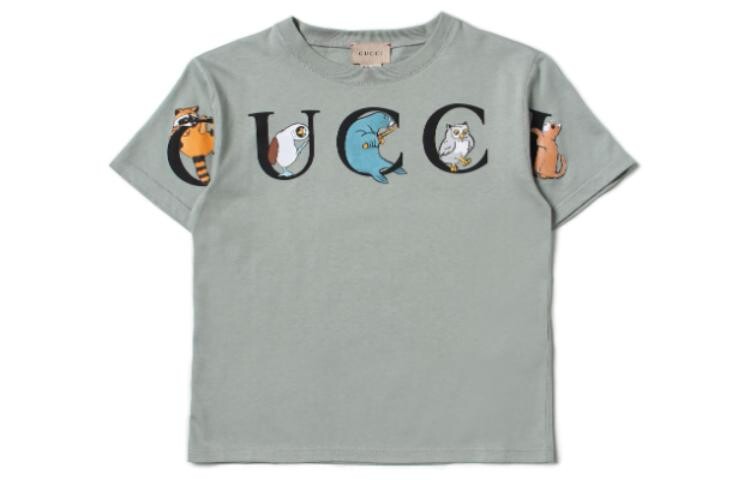 

Детская футболка Gucci, серый