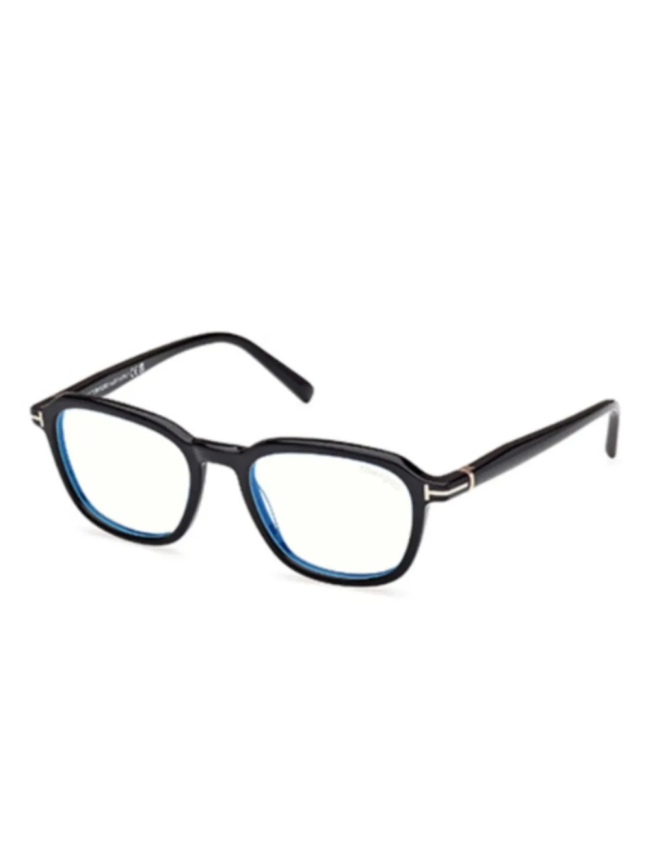 

Оправы очков TOM FORD Eyewear с логотипом T, черный