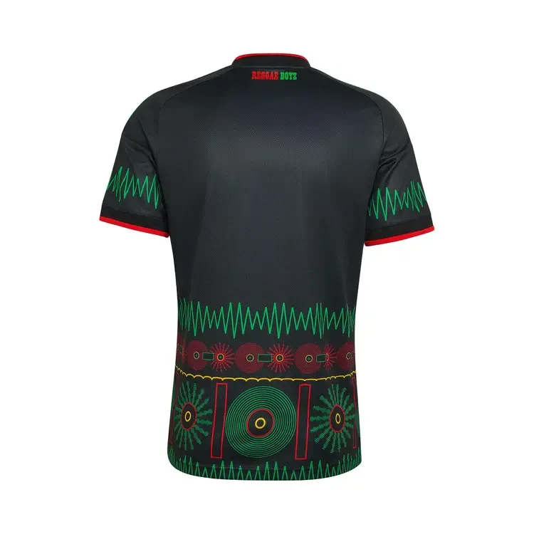 Гостевая футболка Adidas x Jamaica 26 x Bob Marley, цвет «черный» — фото 2