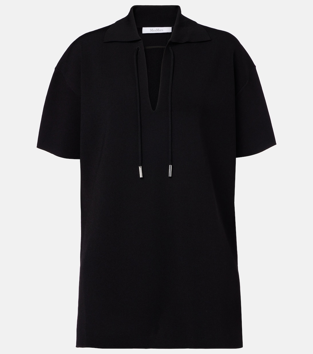 Полтавский топ-крэп Max Mara, черный