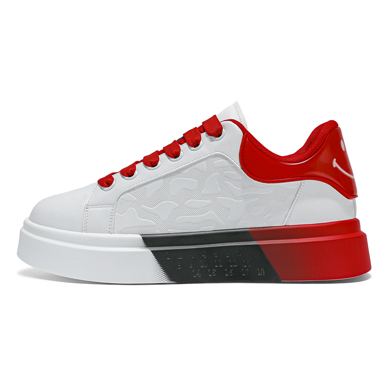 

TELENT Абразивостойкие дышащие низкие скейтбордские кроссовки мужские красные, цвет Red