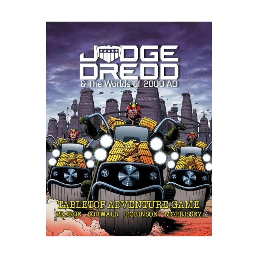 

Judge Dredd & the Worlds of 2000AD, Role Playing Games (Modiphius Entertainment), мягкая обложка