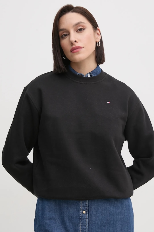 

Хлопковая толстовка Tommy Hilfiger, черный