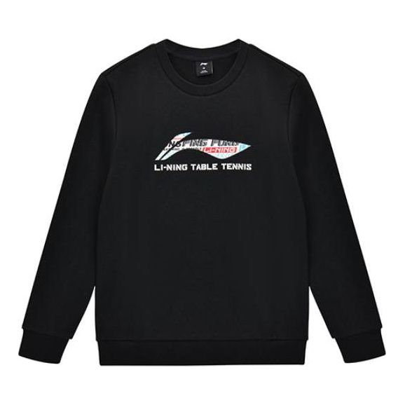 

Спортивная толстовка Li-Ning Graphic Table Tennis Sweatshirt 'Black' AWDT281-2, черный