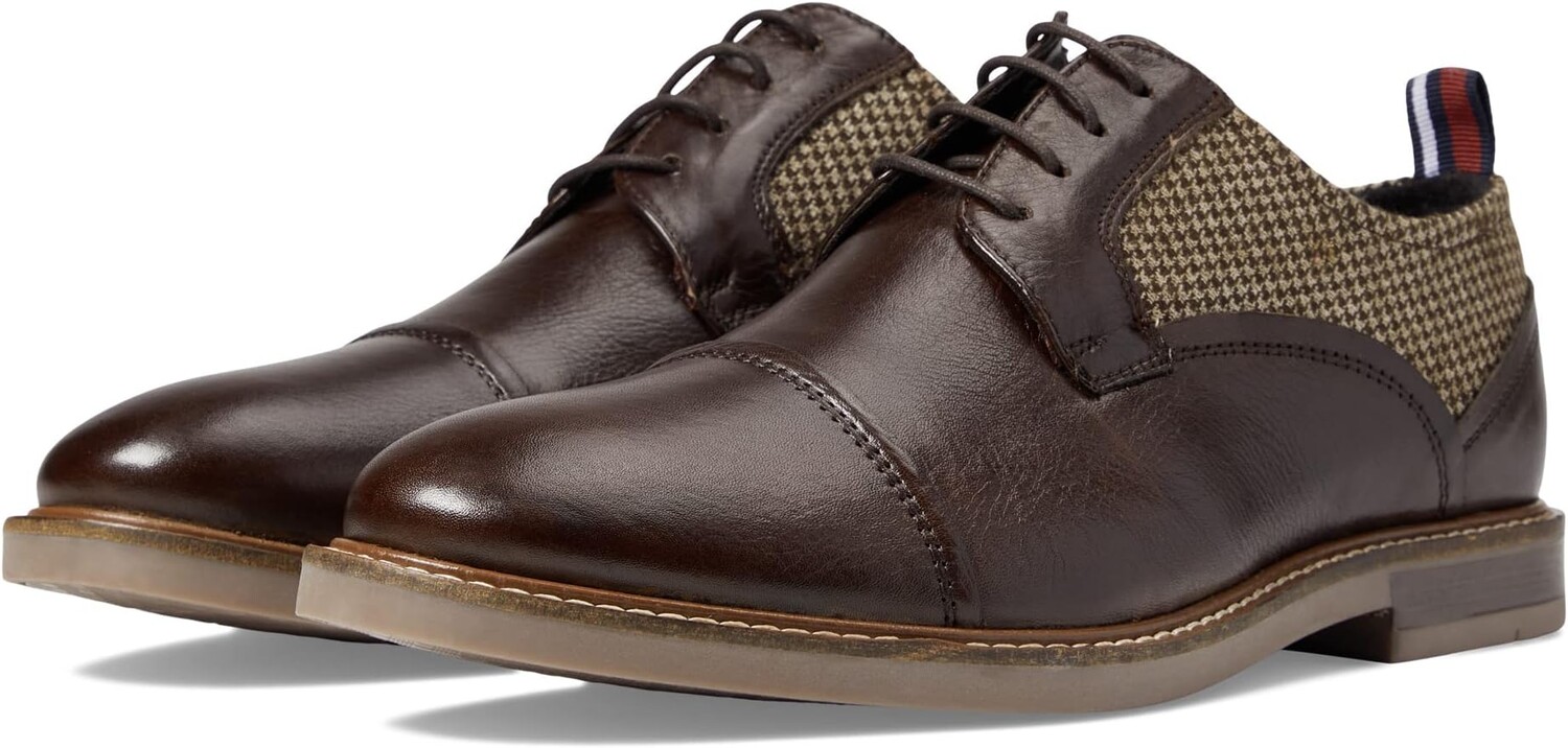 

Оксфорды Ben Sherman Birk Cap Toe, цвет Brown Mix Leather/Textile