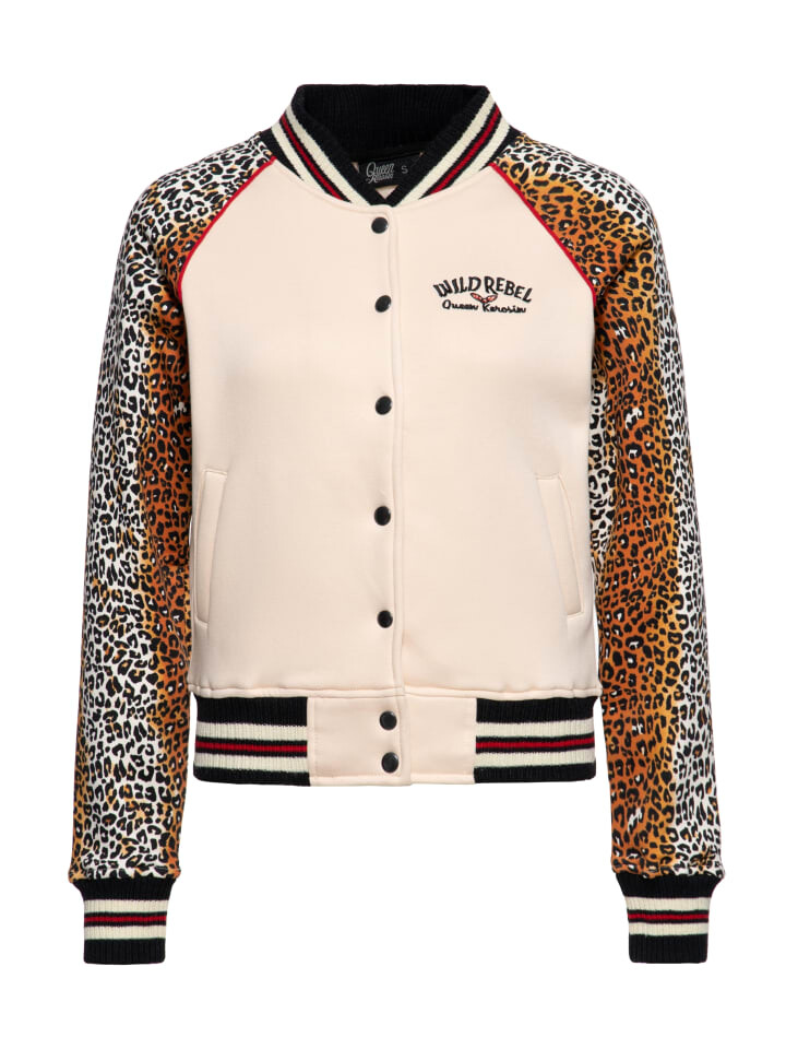 

Куртка Queen Kerosin Collegejacke Wild Rebel, бежевый
