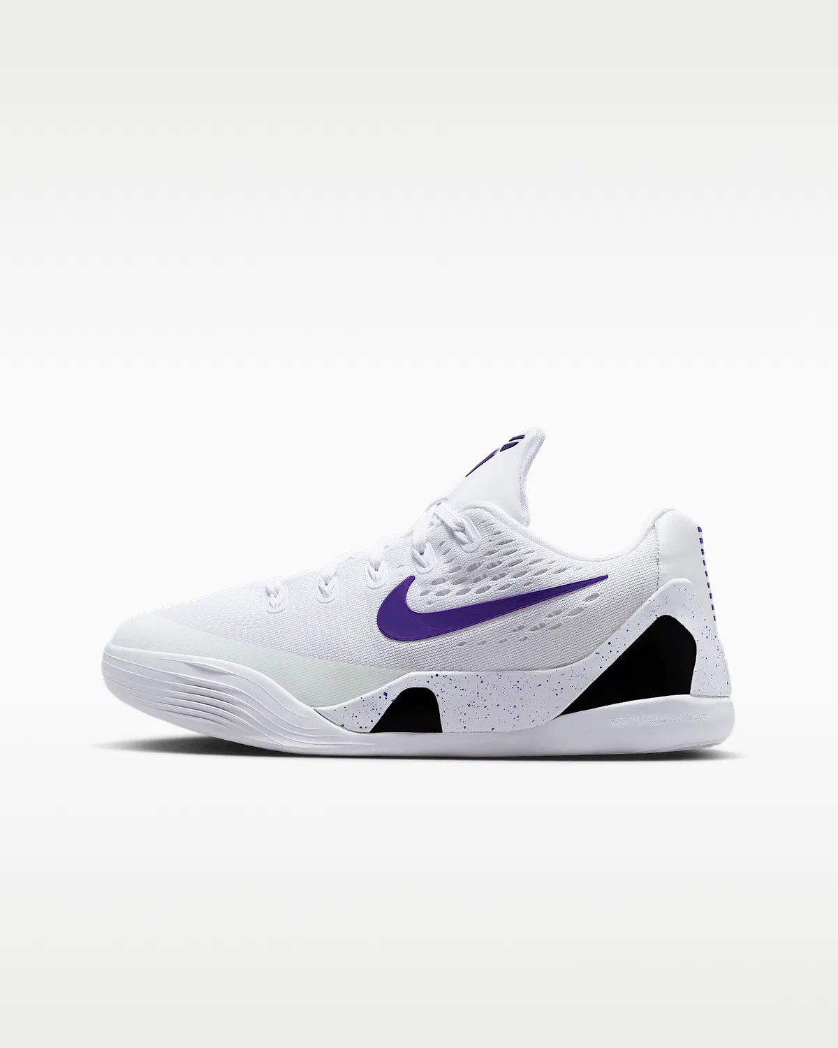 Детские баскетбольные кроссовки Kobe IX, White/Court Purple