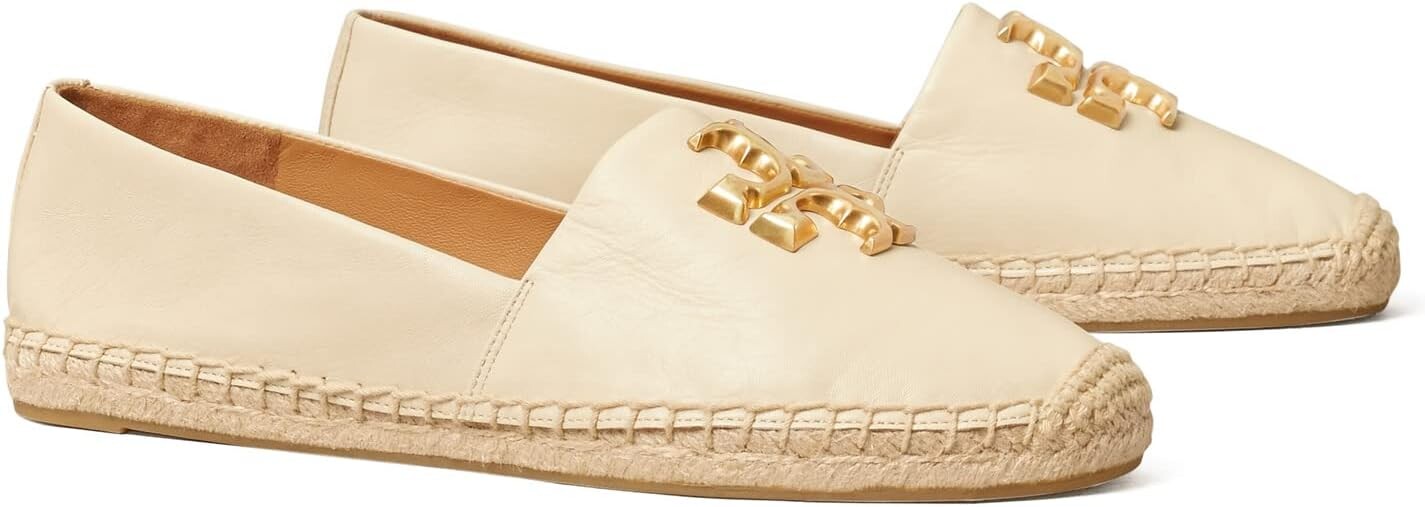 Лоферы Eleanor Espadrille Tory Burch, цвет New Cream