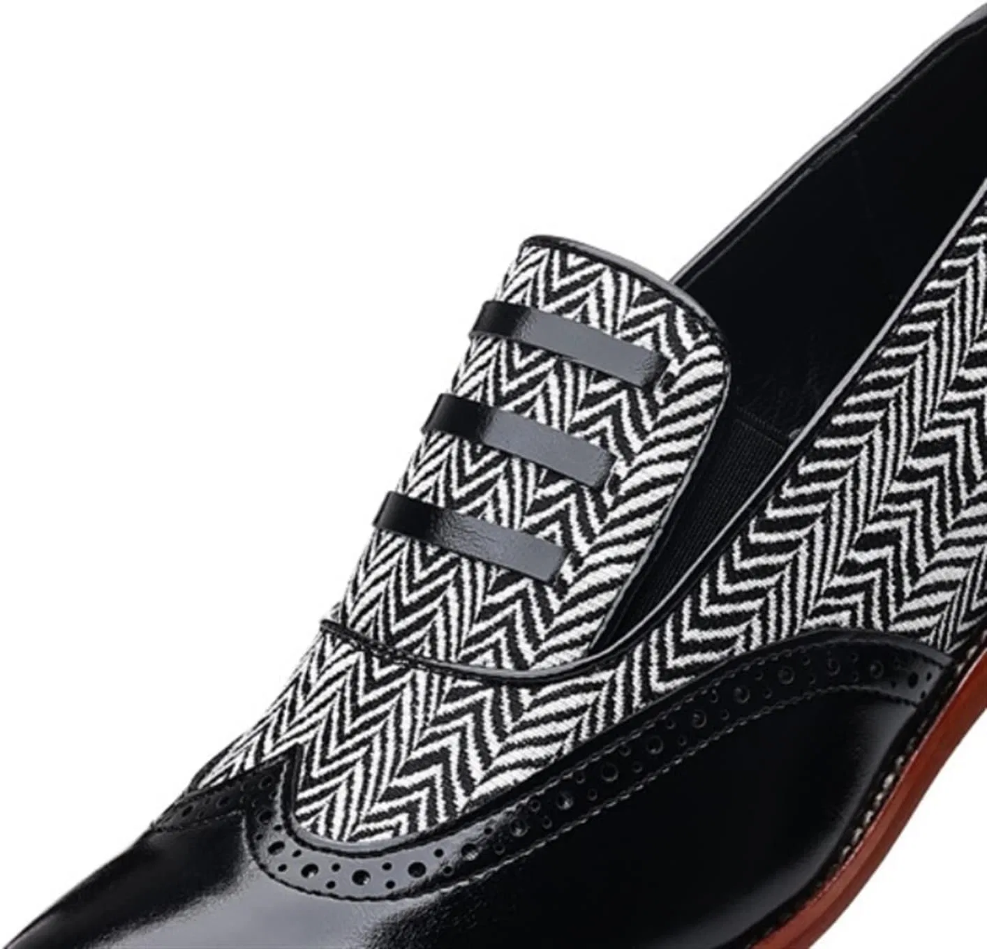 Туфли Men's Shoes, Men's Leather Shoes, Lace Toe Shoes, Wedding Shoes, Men's Dress Shoes, Party Casual Shoes, Business Shoes Generic, Black — фото 4