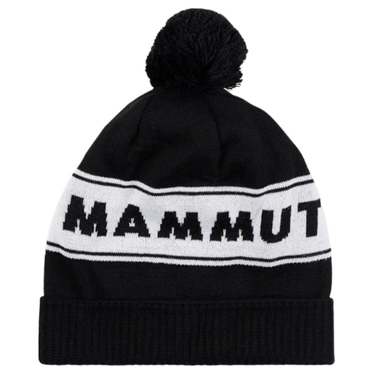

MAMMUT Шерстяная вязаная шапка унисекс разноцветная, Black White