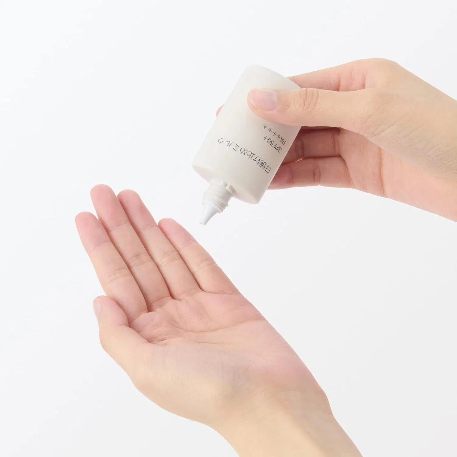 Солнцезащитное молочко SPF50+ PA++++, MUJI, 30 г, белый — фото 3