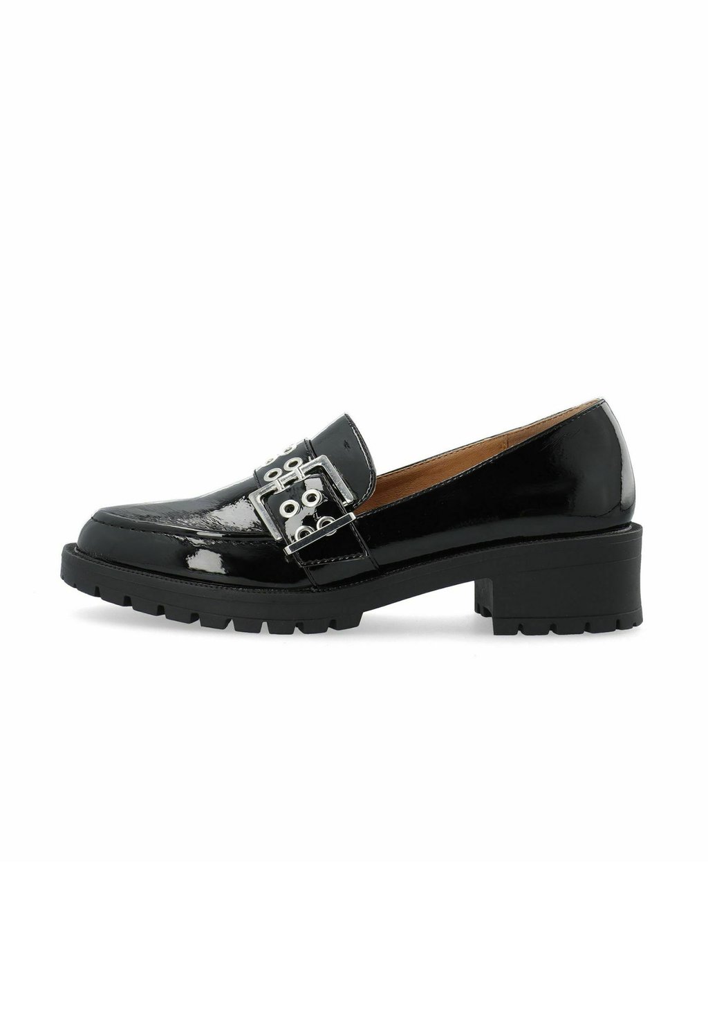 Слипоны BIAPEARL BUCKLE LOAFER Bianco, черный