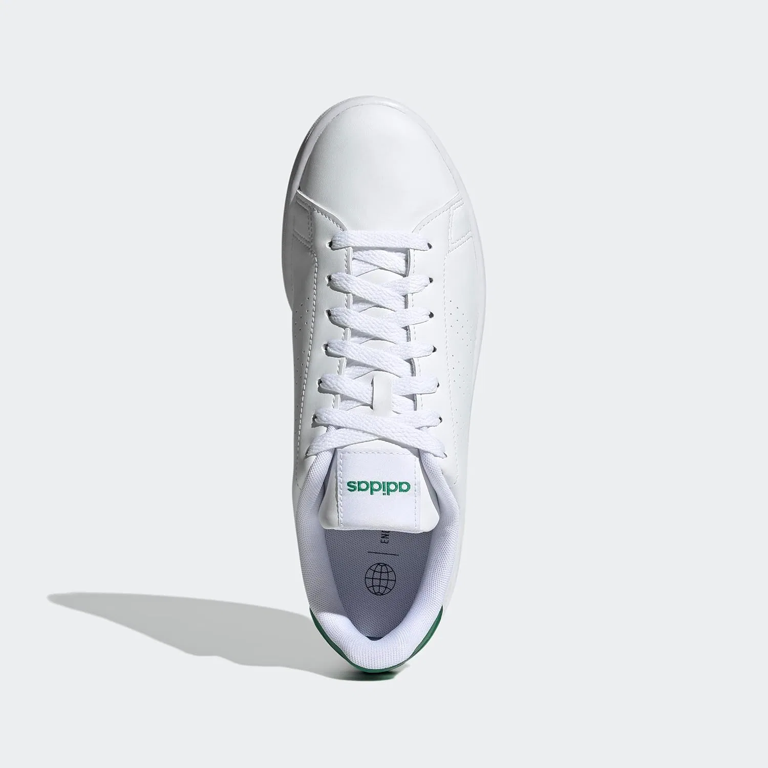 Теннисные кроссовки Adidas Unisex Advantage, Ftwr White Real Pink Ftwr White — фото 3