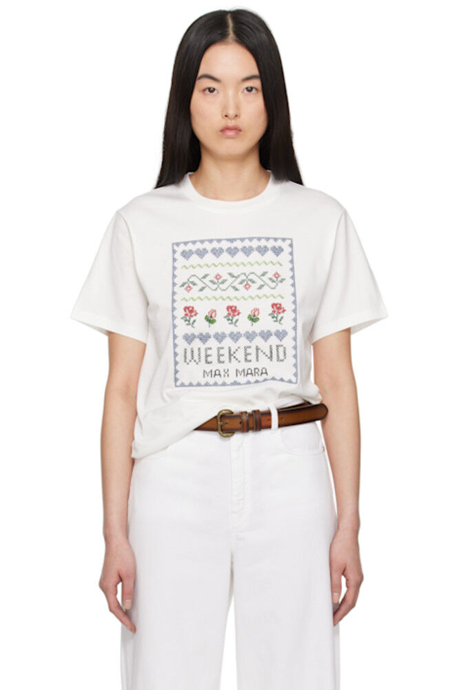 

Белая футболка Cabina Weekend Max Mara