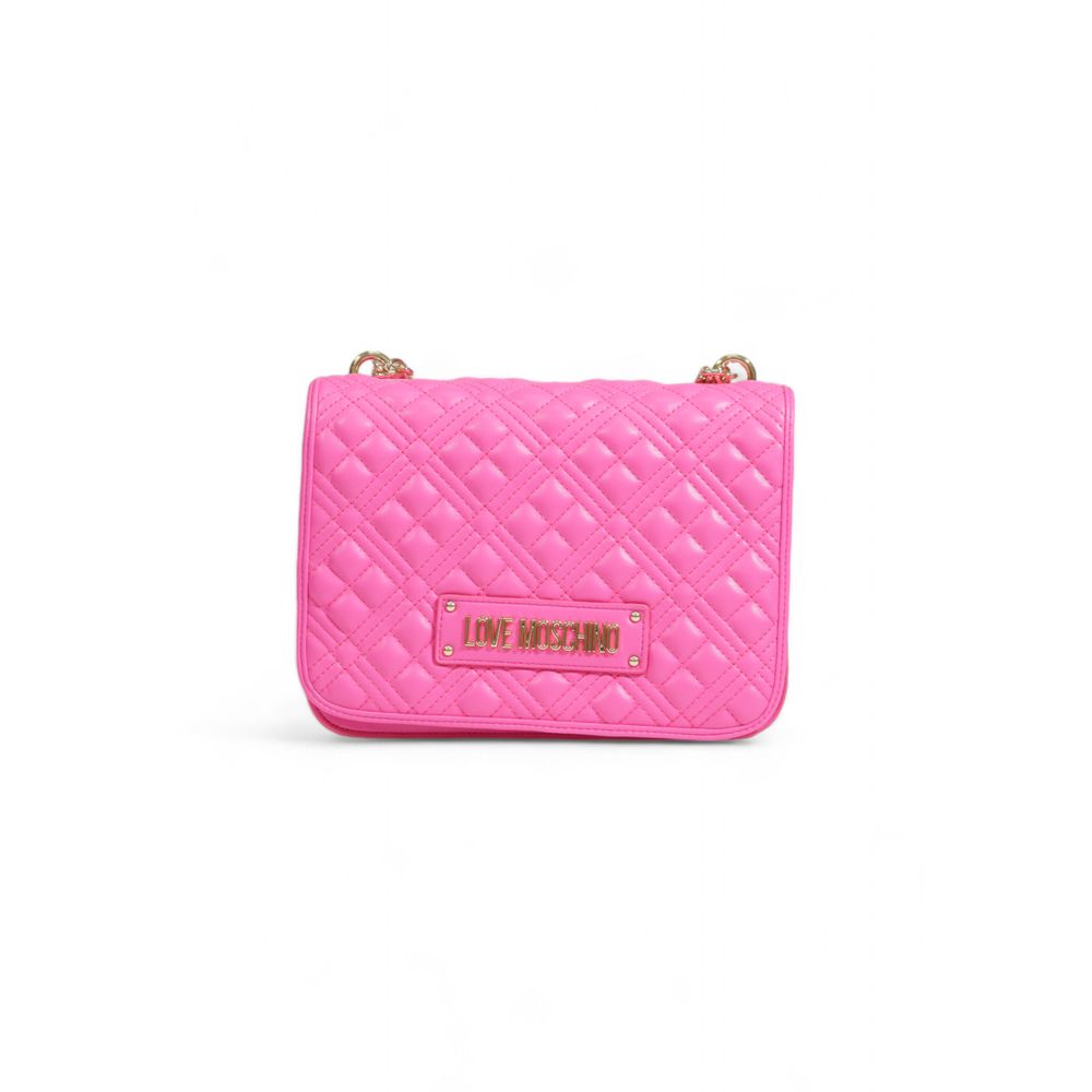 

Розовая полиэтиленовая сумочка LOVE MOSCHINO