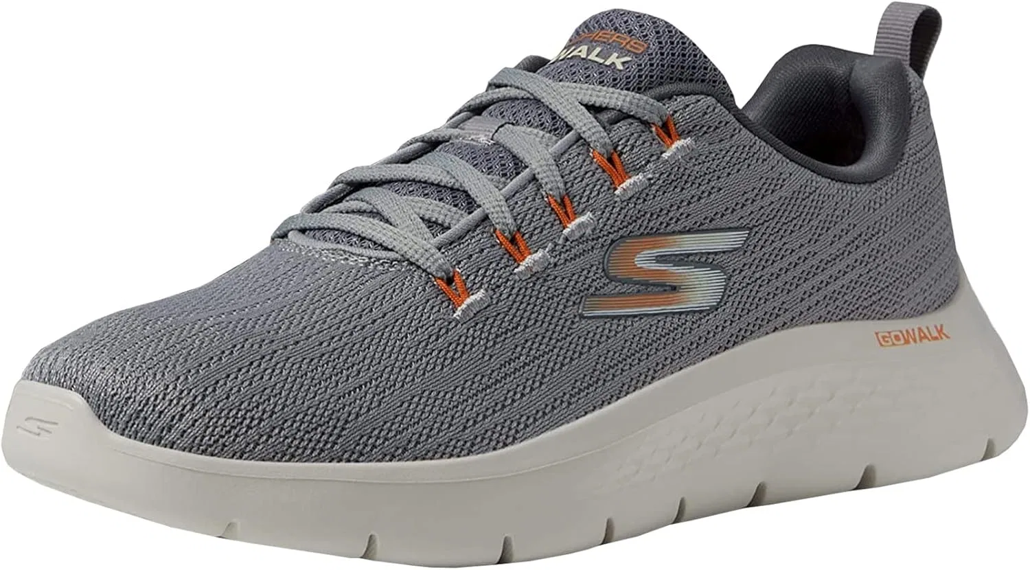Мужские кроссовки Skechers 216481 Gyor, Grey Fabric Orange Trim