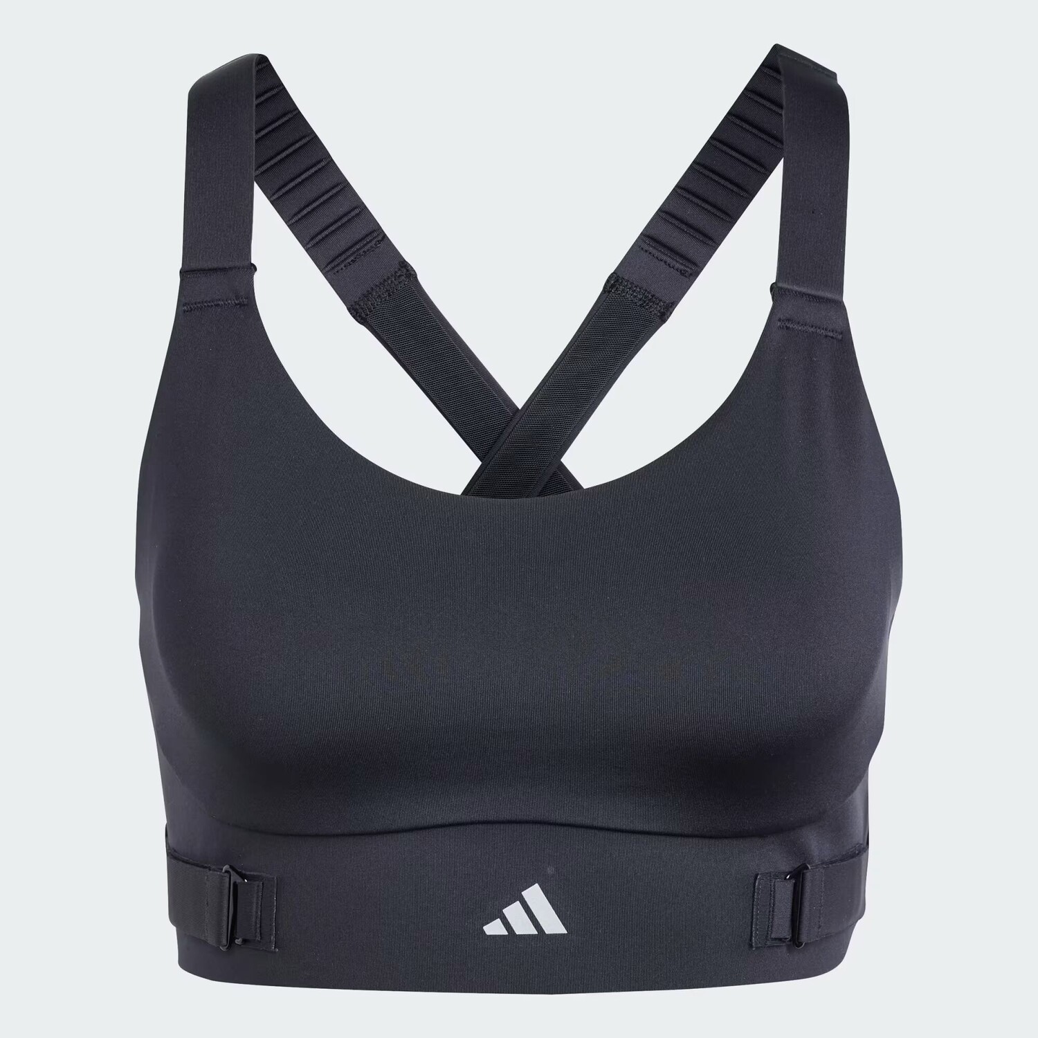 Бюстгальтер с высокой поддержкой FastImpact Luxe Run Adidas, цвет Black — фото 4