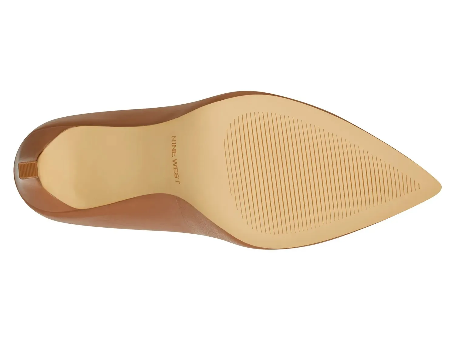 Туфли-лодочки Nine West Tatiana, бежевая кожа — фото 4