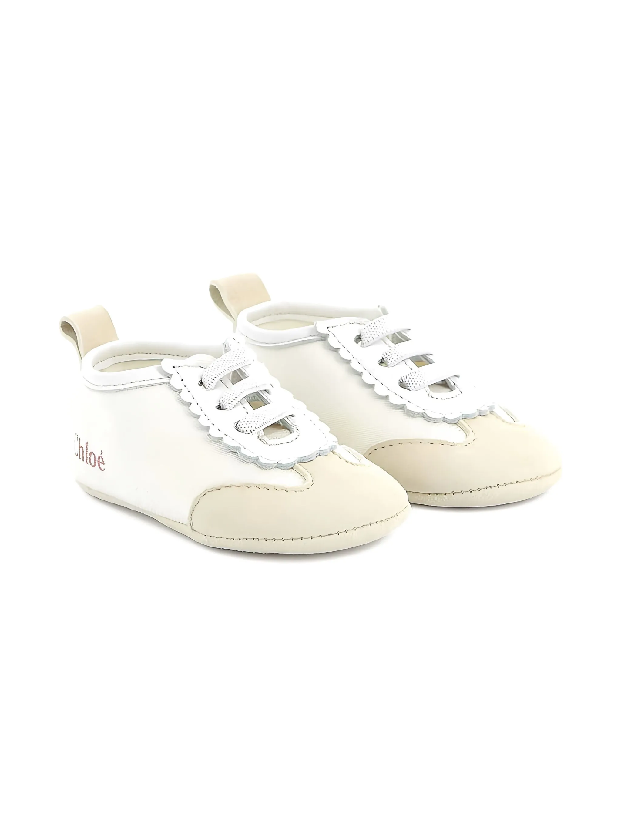 

Кеды с логотипом Chloé Kids, белый