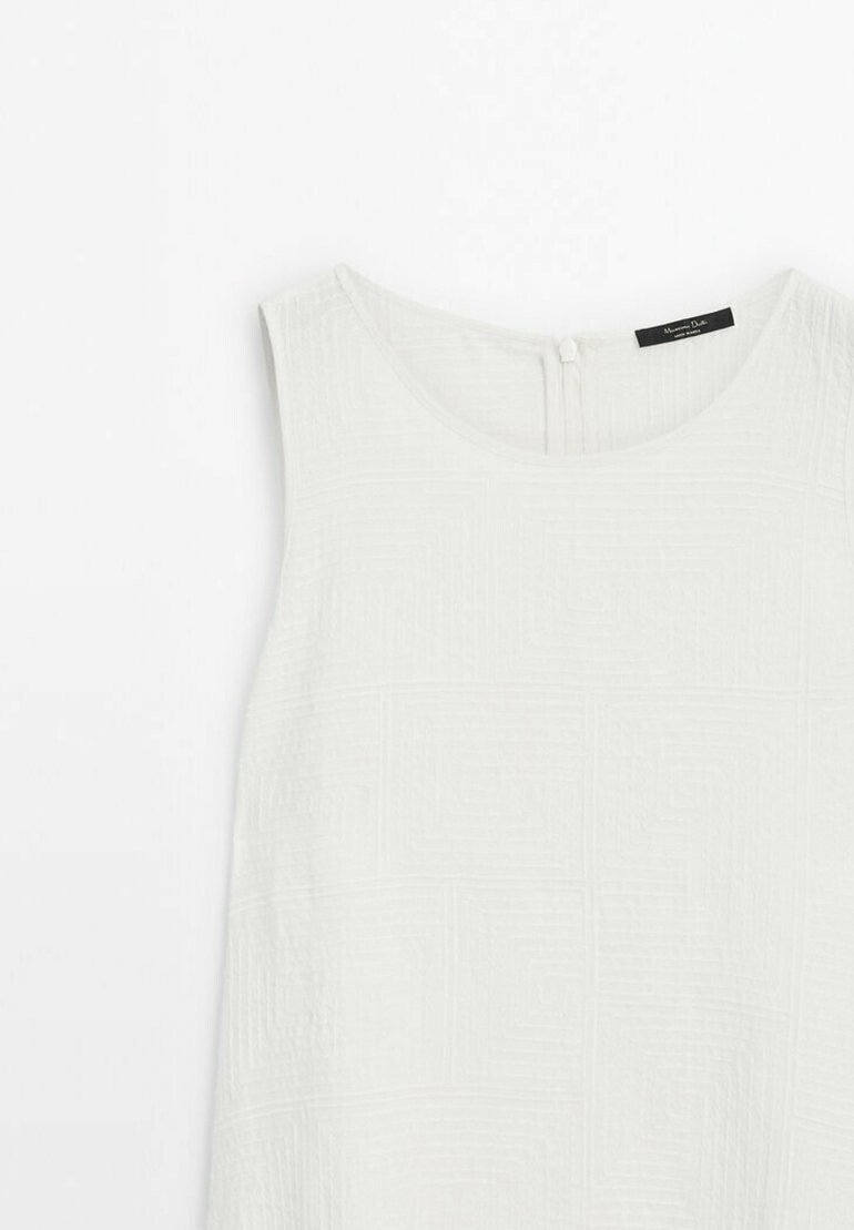 

Повседневное платье FLARED Massimo Dutti, белый
