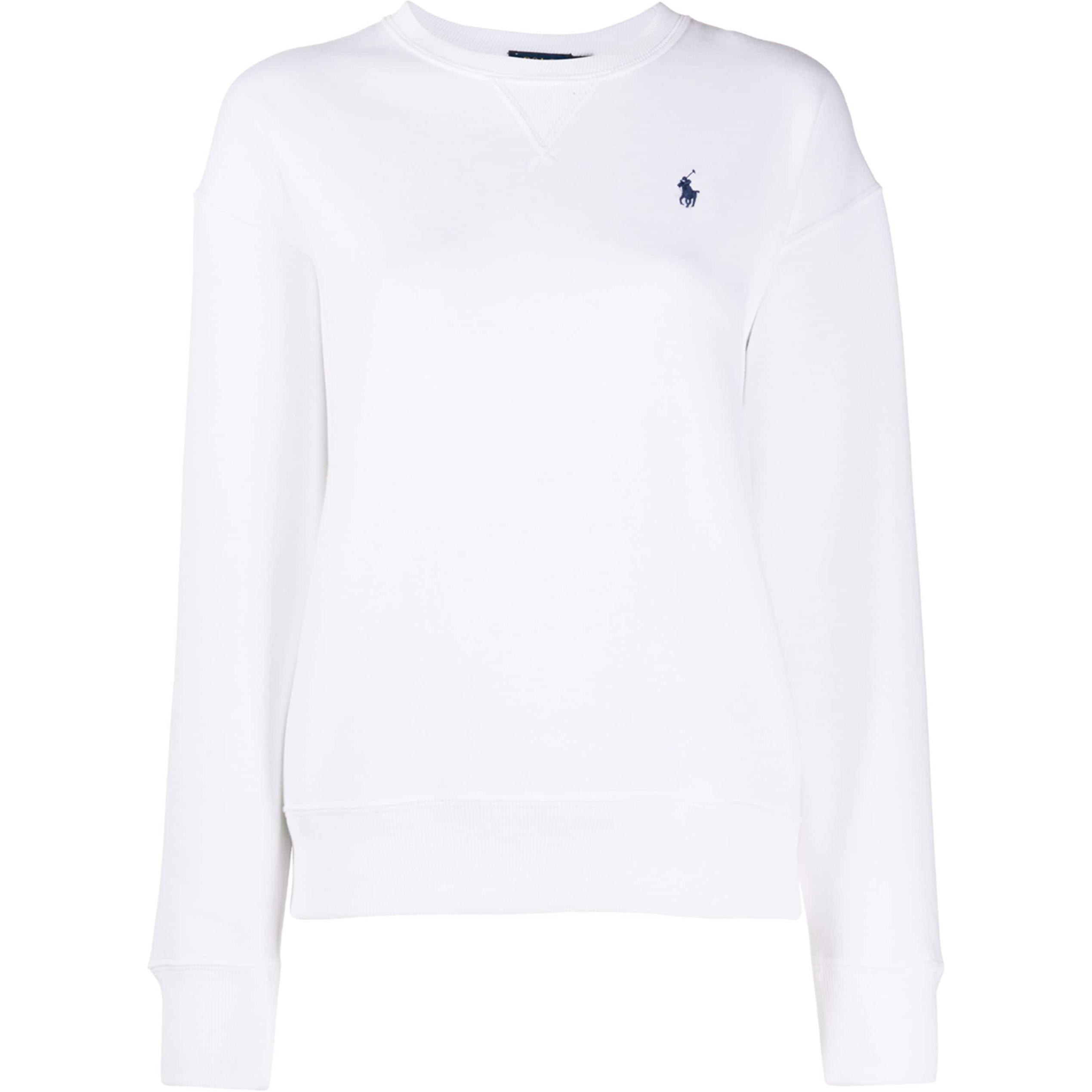 

Футболка поло с длинным рукавом Ralph Lauren, белая