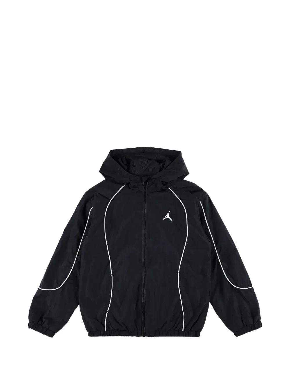 Куртка с капюшоном и кантом Jordan Kids, черный